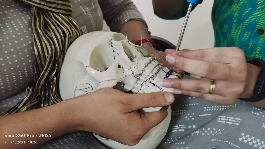 Skull wiring practice